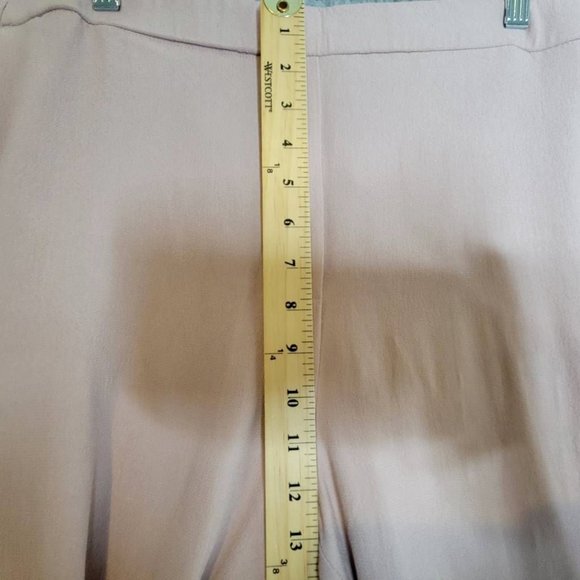 Halogen Womens Chino Pants Pink Elastic Waist Viscose 18 New - Picture 4 of 11